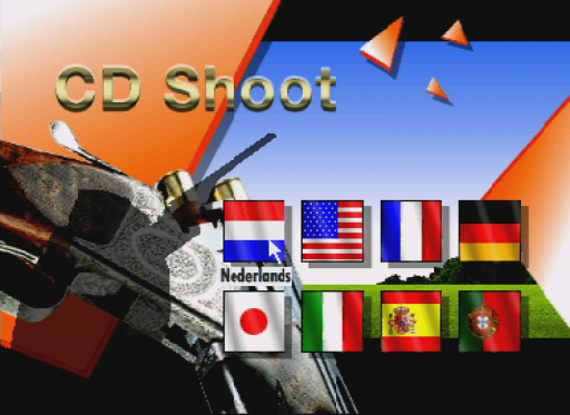 CD Shoot title screen for CD-i